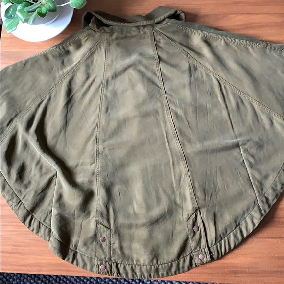 Anthropologie HeiHei Todra Cape Military GreenXS/S - Picture 7 of 8
